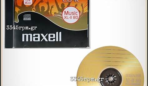 Music CD-R Maxell XL-II 80 Digital Audio Recordable Music CD-R Maxell