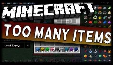 Too Many Items Mod for Minecraft 1.8/1.7.10/1.7.9 and 1.7.2