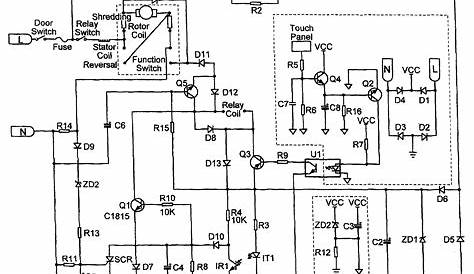 paper shredder circuit diagram