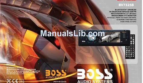 boss audio systems bv6654b owner manual