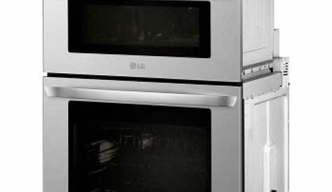 LG LWC3063ST 30 in. Electric Convection and EasyClean Wall Oven with