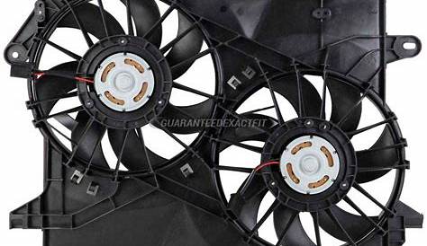 dodge charger radiator cooling fan assembly