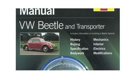 Haynes Restoration Manual: VW Beetle and Transporter (ISBN 978-1859606155)