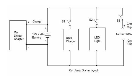 jump starter circuit diagram