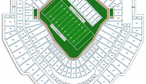 Chase Field Seating Charts for Football - RateYourSeats.com