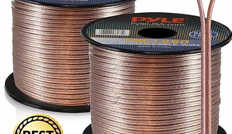 50ft 12 Gauge Speaker Wire Copper Coated Cable in Spool for Connecting