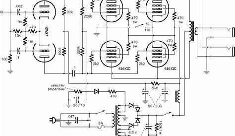 6l6 tube amp schematics