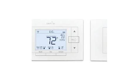 sensi smart thermostat manual operation