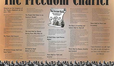 what was the freedom charter 1955