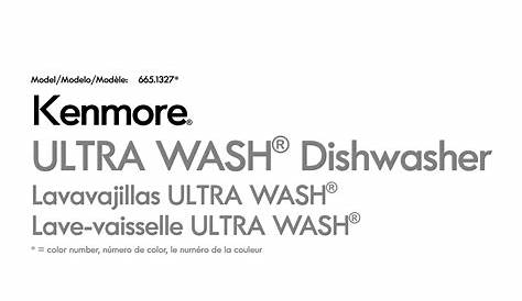 Kenmore Dishwasher 575 D Manual