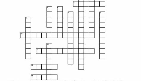 6th Grade Crossword Puzzle - WordMint