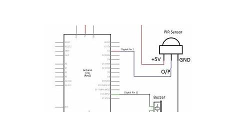 pin diagram for pir sensor