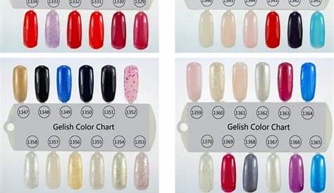 Gelish nail colours, Gelish nails, Gelish colours