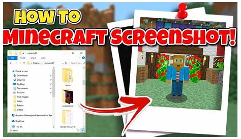how to take screenshots on minecraft