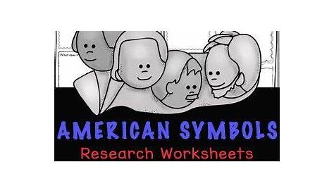 American Symbols for Kids Printable Worksheets in 2021 | 4th grade math