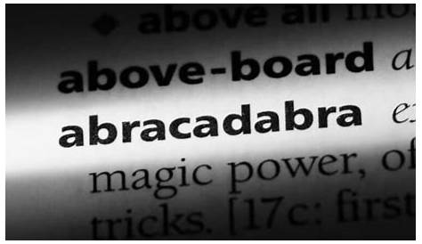 Why Do Magicians Say Abracadabra | Where Did It Come From? – Improve Magic