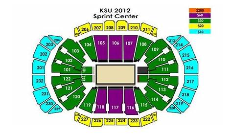 k state seating chart