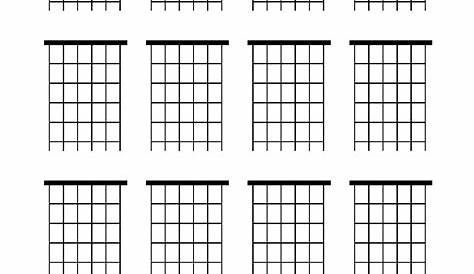 guitar chord chart blank