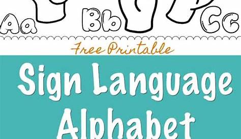 Free Printable ASL Alphabet Sign Language Flash Cards