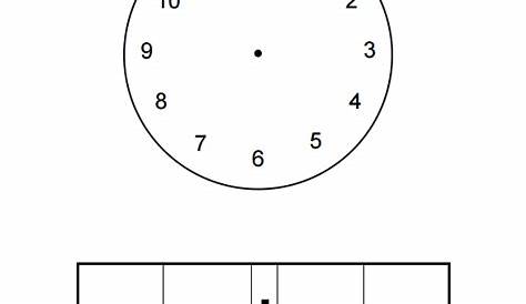 Printable Clock Drawing Test - Printable Word Searches