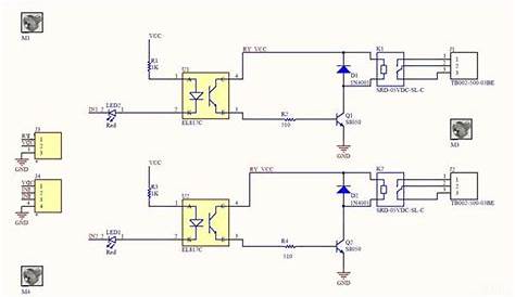 2 channel relay module schematic