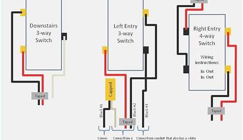 Leviton Switch Wiring Diagram 3 Way / Leviton 3 Way Switch Wiring