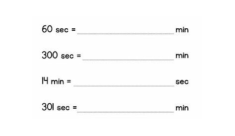 Converting Units of Time Worksheets | Teaching Resources