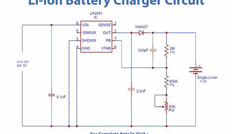 12v Lithium Ion Battery Charger Circuit Diagram - Wiring Diagram