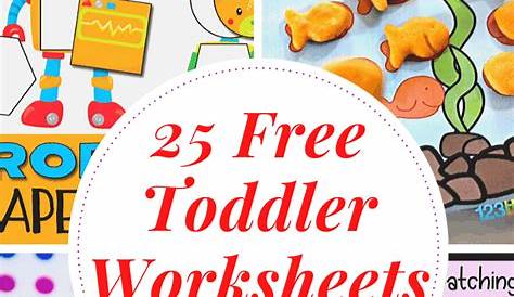 Free Printable Toddler Worksheets to Teach Basic Skills