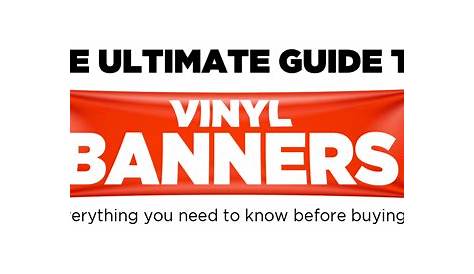 vinyl banner thickness chart