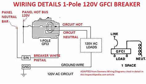 gfci circuit breaker diagram