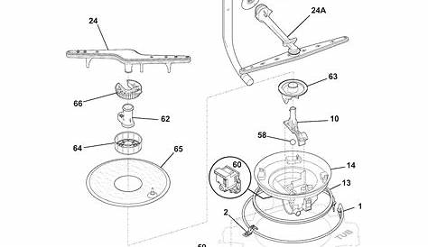 Frigidaire: Frigidaire Dishwasher Parts Diagram