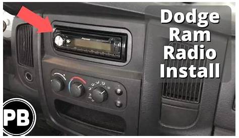 2002 - 2005 Dodge Ram Radio Install - YouTube