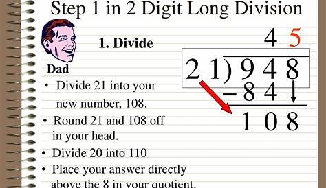long division 2 digit divisor no remainders