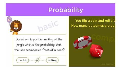 probability and statistics worksheets with answers