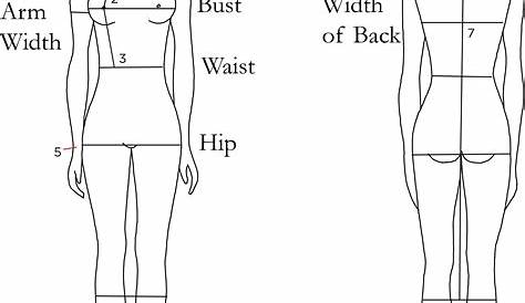 Free Printable Body Measurement Chart For Sewing - Get Your Hands on