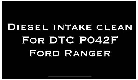 How to fix DTC P042F EGR stuck closed Ford Ranger - YouTube