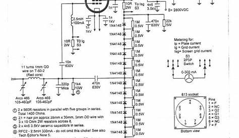 Single 813 G2DAF RF Amplifier