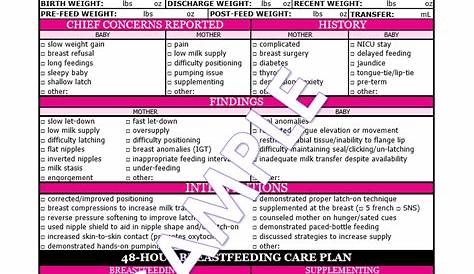 Physician’s Pediatrician’s Breastfeeding Report Template Form