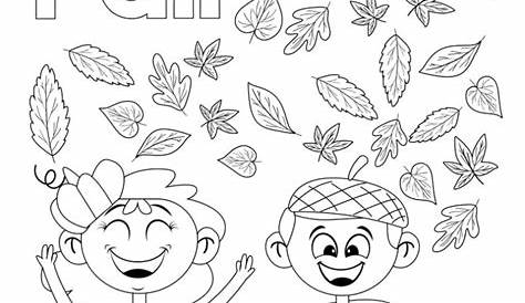 preschool worksheets fall theme