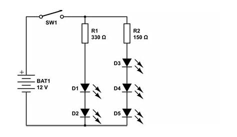 automatic led circuit diagram