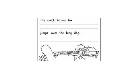 practice writing words for kindergarten