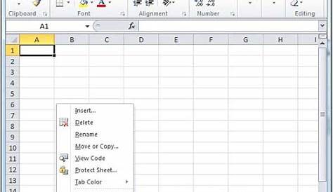 How To Hide Worksheet In MS Excel 2010 | Clarified.com