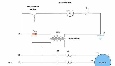 Free Editable Motor Power Control Wiring Diagram｜EdrawMax | Diagram