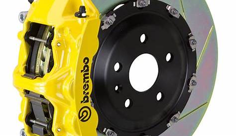 Brembo GT Front Big Brake System with 6 Piston Calipers & Slotted