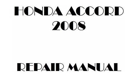 manual for 2008 honda accord