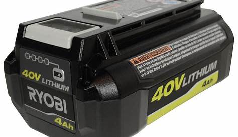 Ryobi OP40401 40V 4.0Ah Li-ion Reusable Battery | Helton Tool & Home