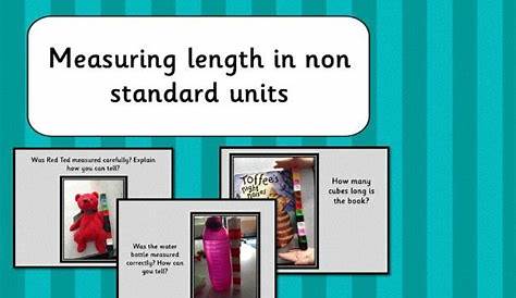 measuring length in non-standard units | Teaching Resources