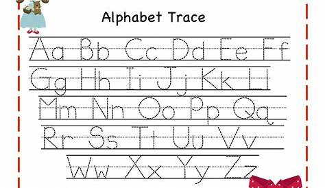 Tracing Letters Template - TracingLettersWorksheets.com