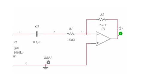 active high pass filter schematic